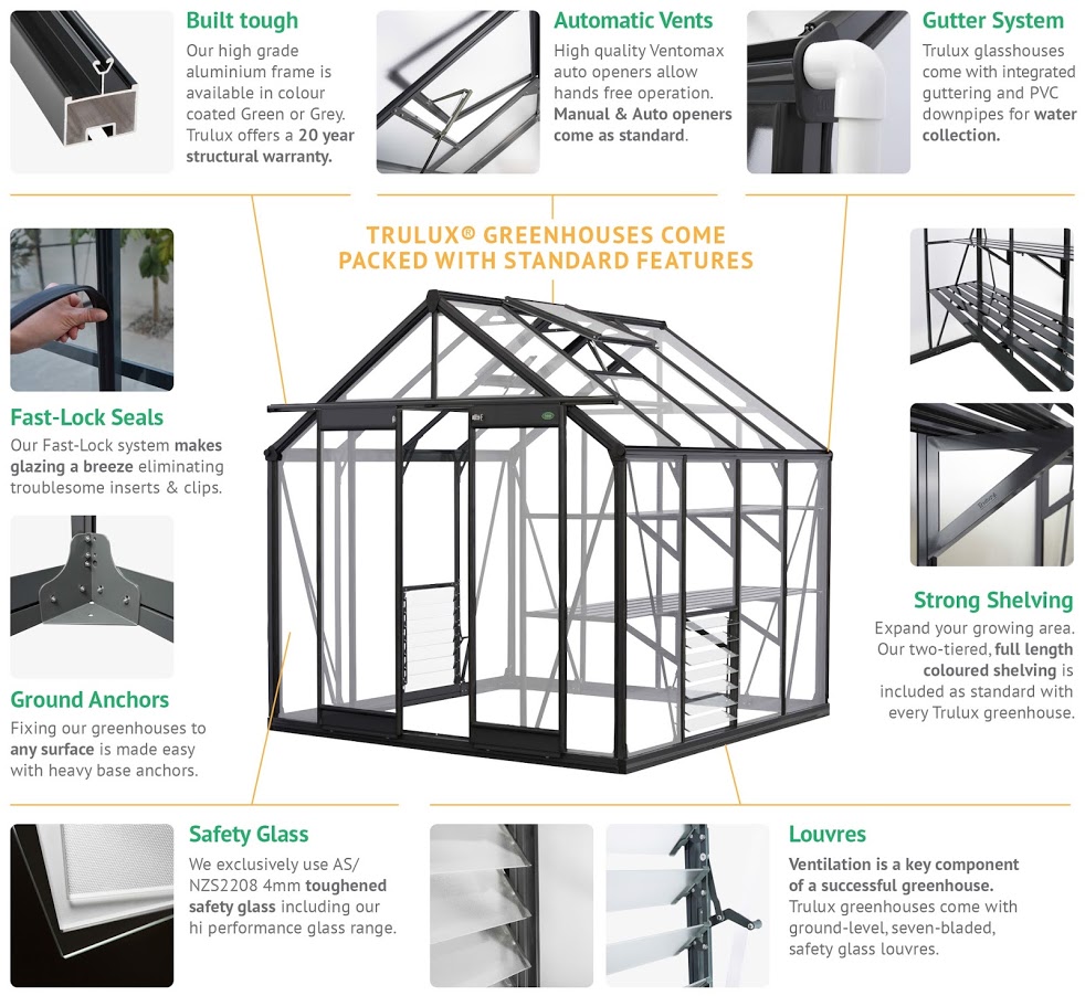 large products glass green house photography NZ